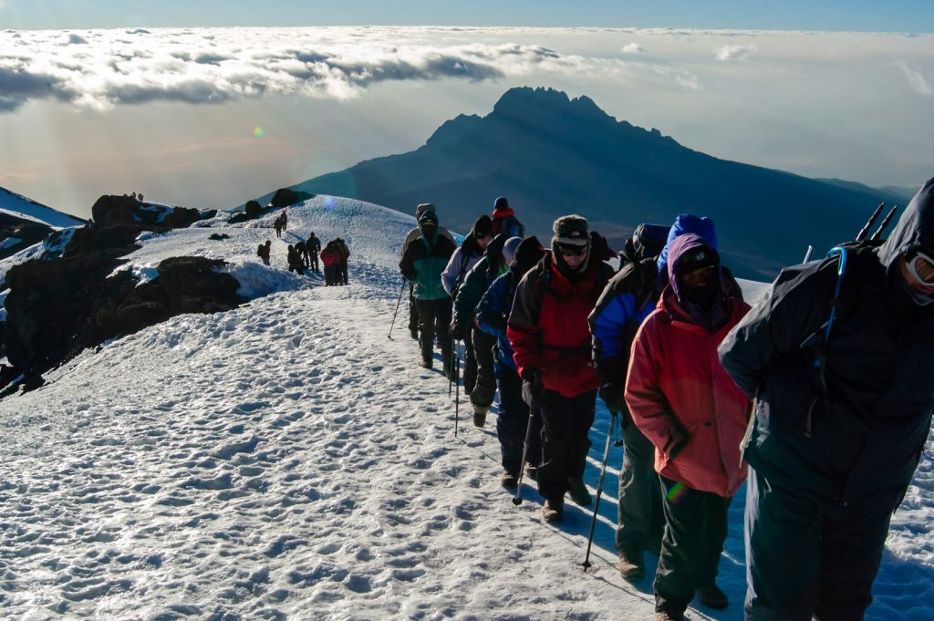 l'ascension du Kilimandjaro