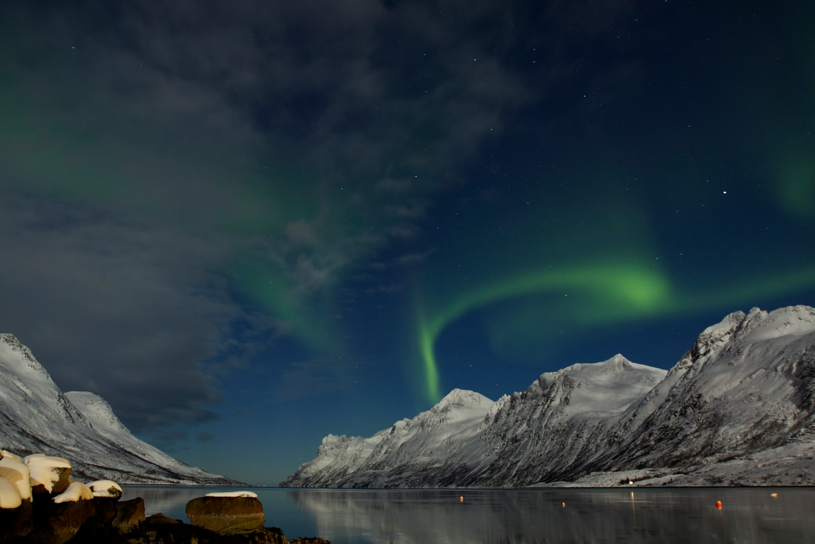 les aurores boreales de laponie